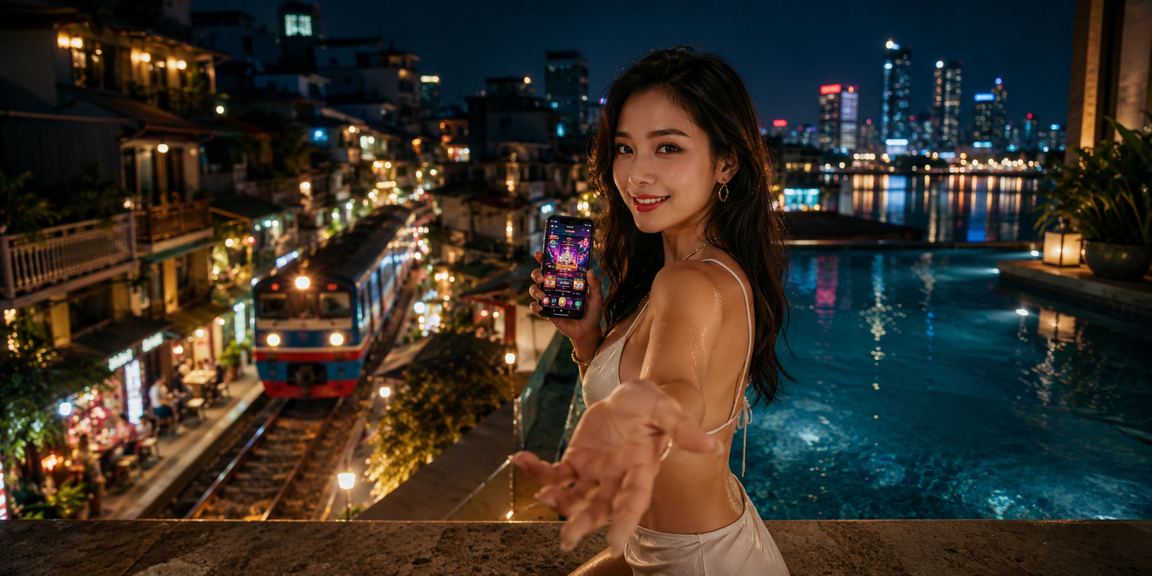 Người chơi sử dụng ứng dụng và thanh toán trực tuyến tại Hà Nội