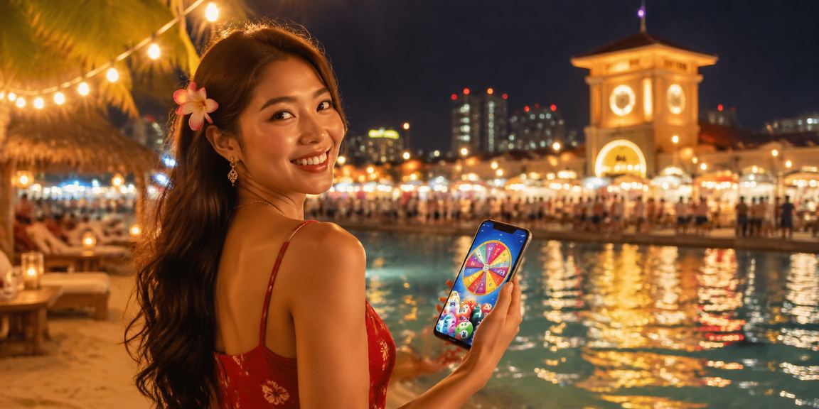 Cảnh chợ đêm xổ số tại thành phố Hồ Chí Minh