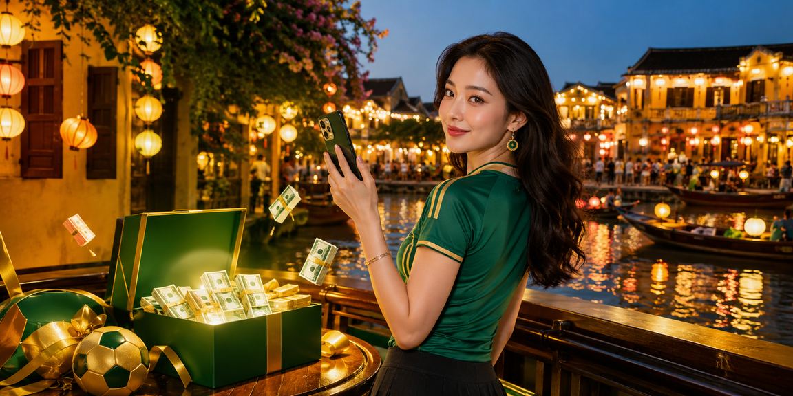 Đèn lồng đặc trưng Hội An với không gian giải trí casino di động